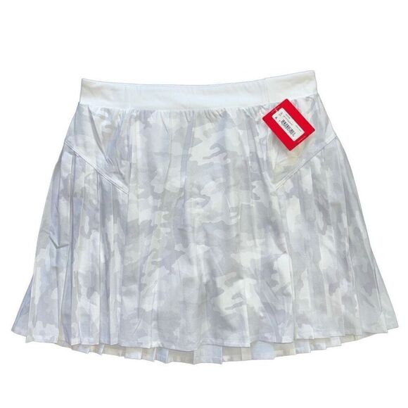 Spanx The Get Moving Pleated Skort White Camo small new - Picture 5 of 13